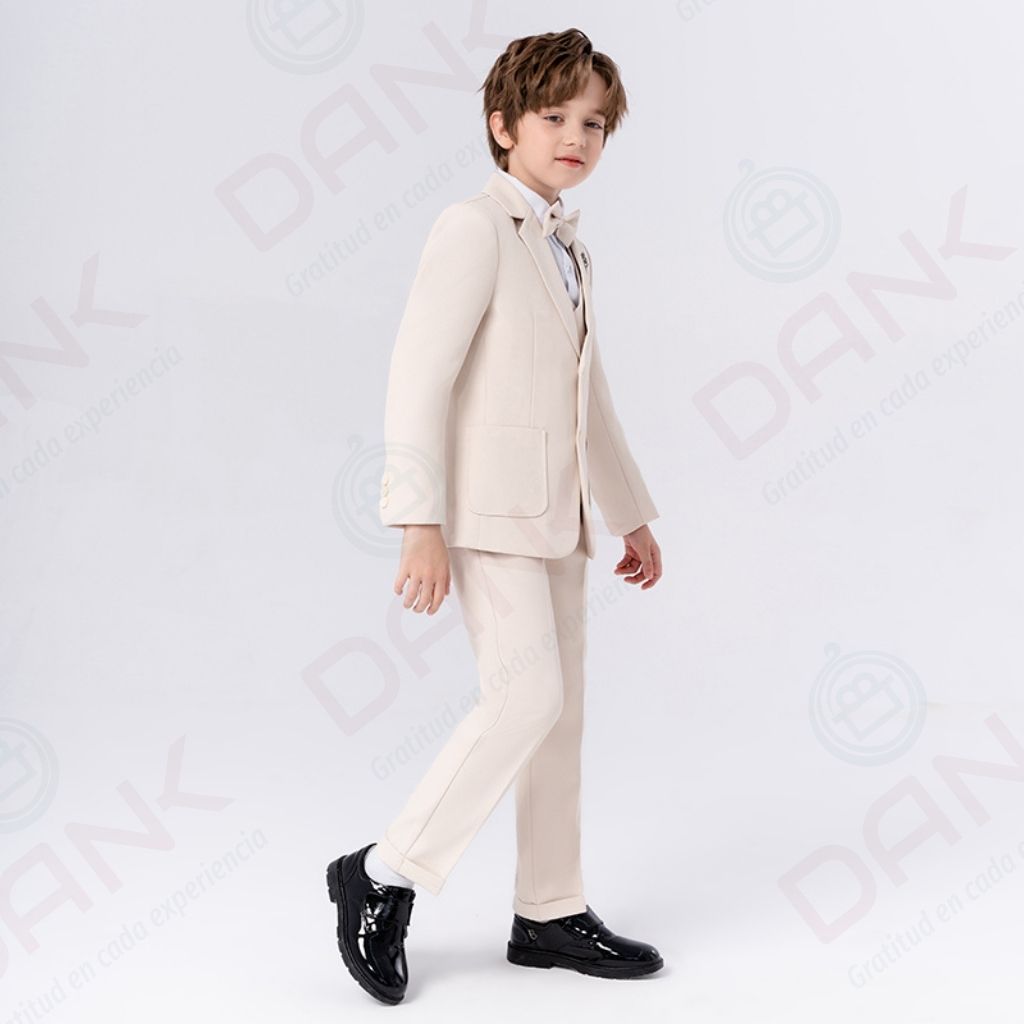 Traje Formal de Niño 5 Piezas con Chaleco - Imagen 4