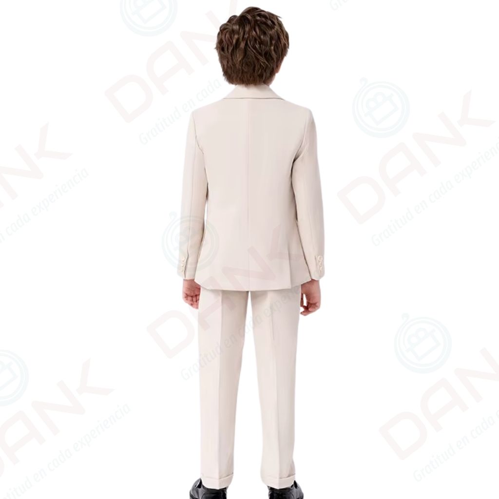 Traje Formal de Niño 5 Piezas con Chaleco - Imagen 7