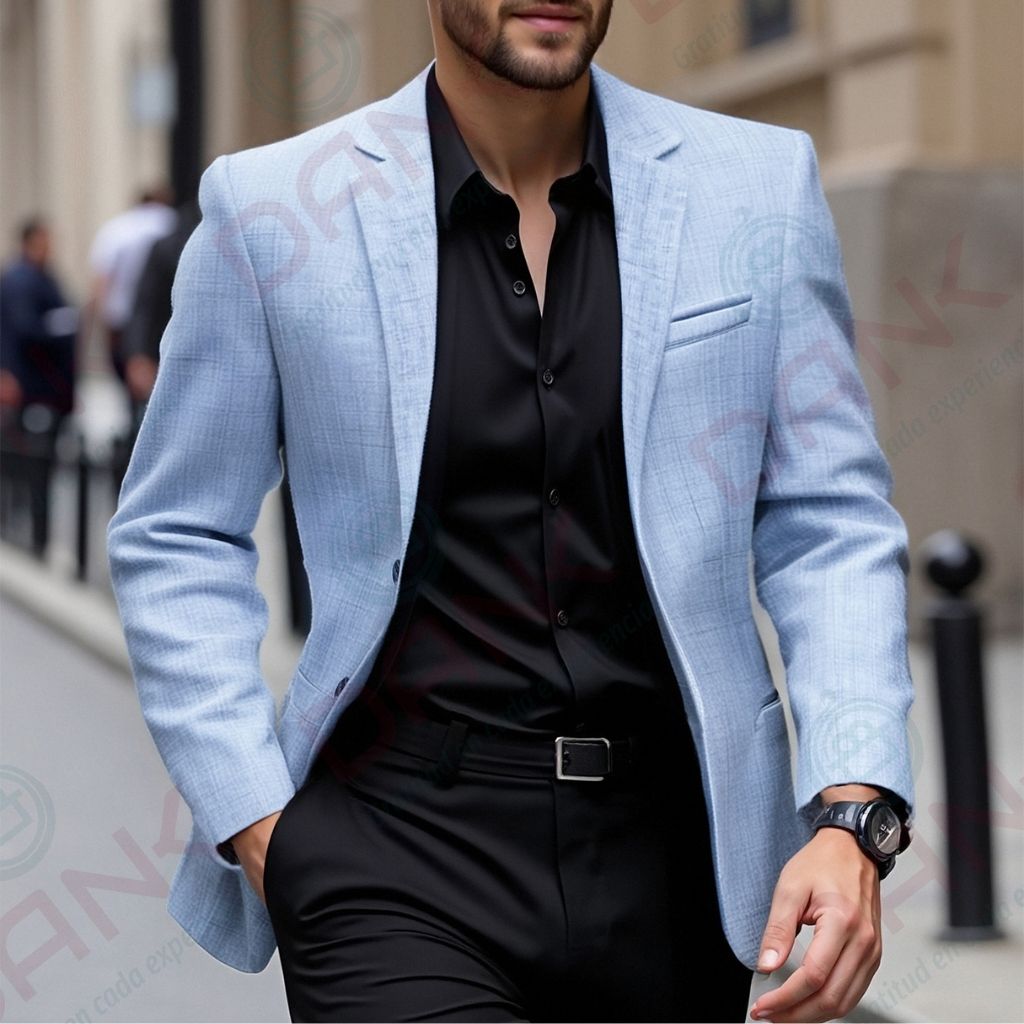 Blazer de Caballero Celeste - Imagen 2